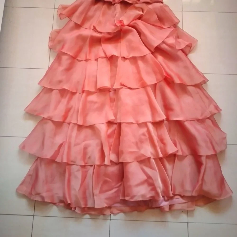 CORAL PROM DRESS - Picture 4 of 5